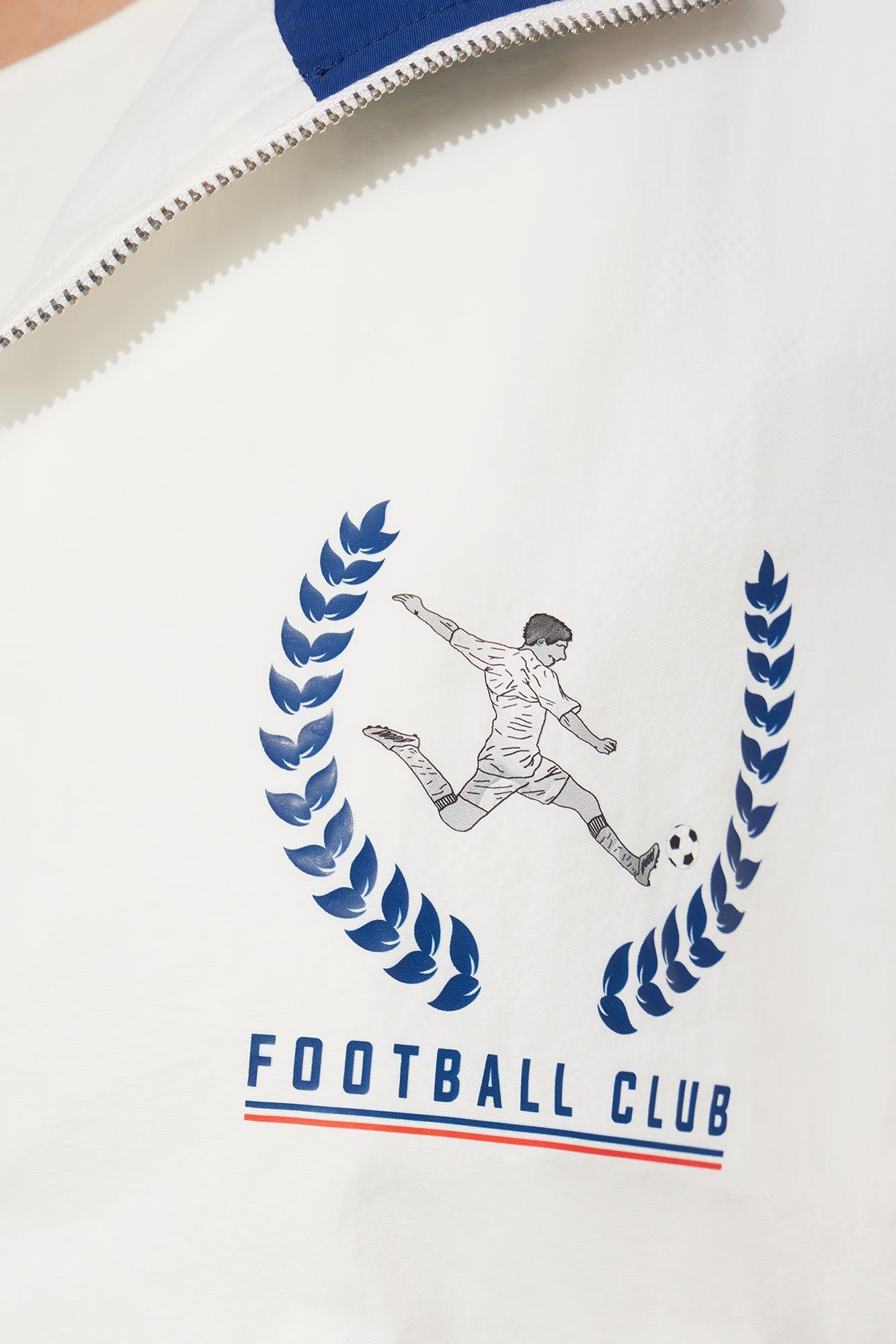 Player One Sporty Oversized Windbreaker - White/combo Product Image