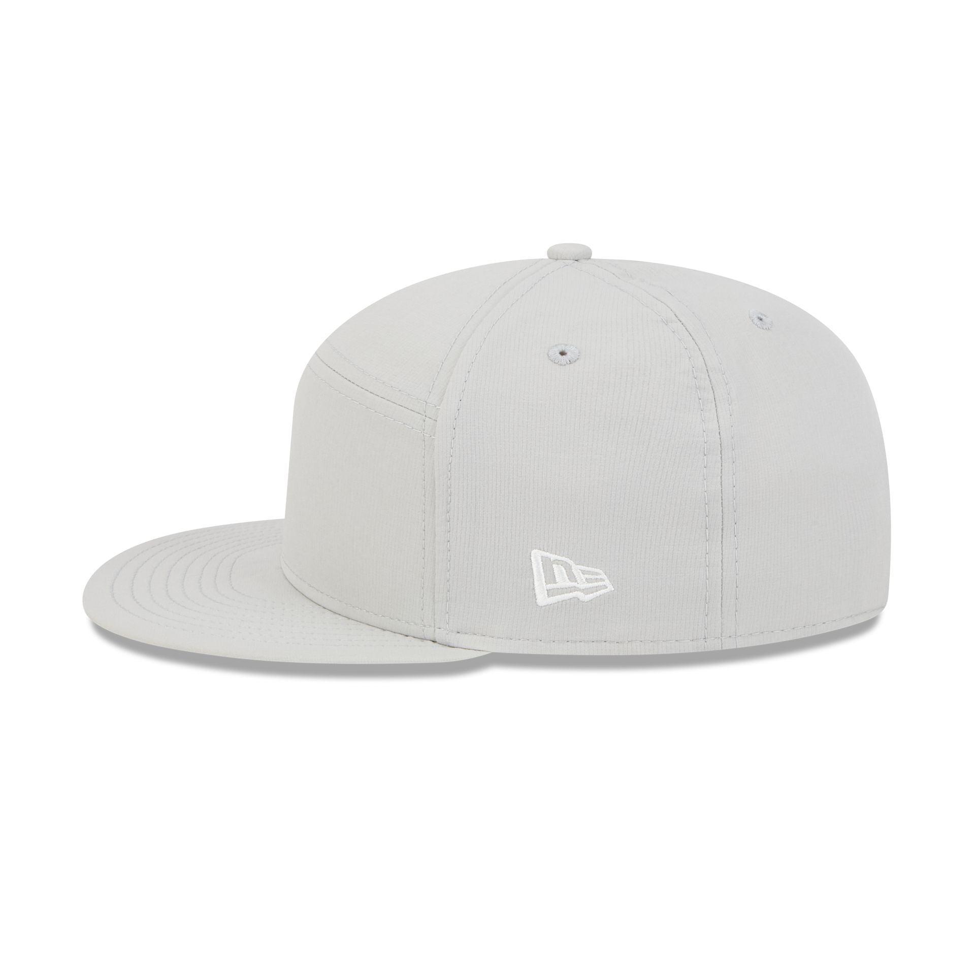 New Era Cap Gray Performance 9FIFTY Split Panel Snapback Hat Male Product Image