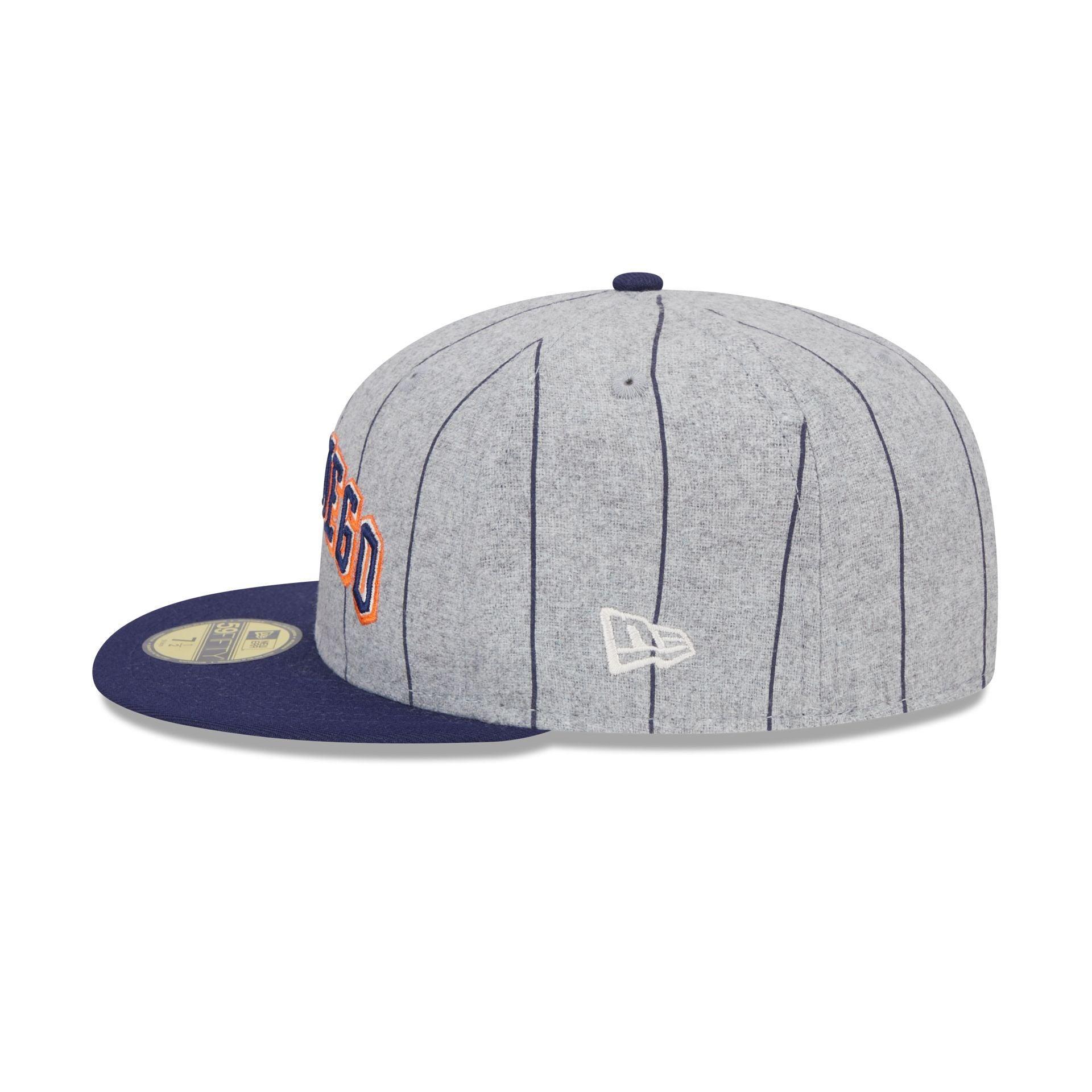 San Diego Padres Heather Pinstripe 59FIFTY Fitted Hat Male Product Image