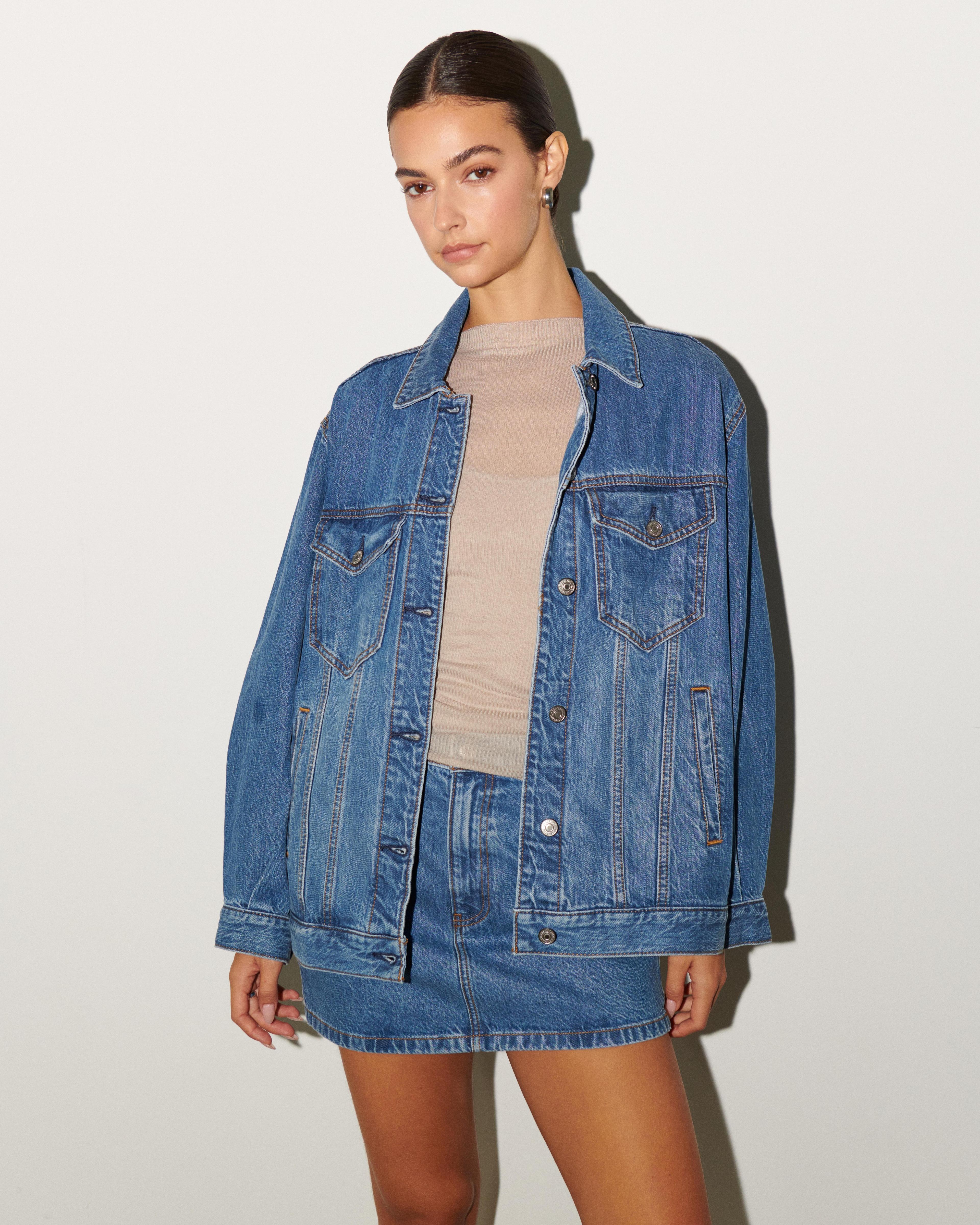 Denim Trucker Jacket Product Image