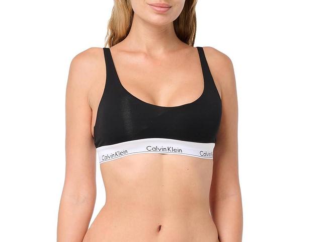 Calvin Klein Underwear Modern Cotton Lighlty Lined Scoop Neck Bralette Women's Bra Product Image