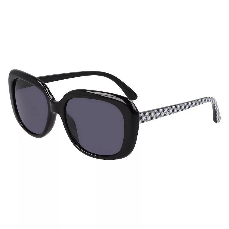 Womens Draper James 55mm Rectangle Gingham Sunglasses Product Image