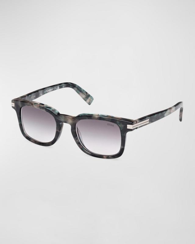 Mens Acetate Rectangle Sunglasses Product Image