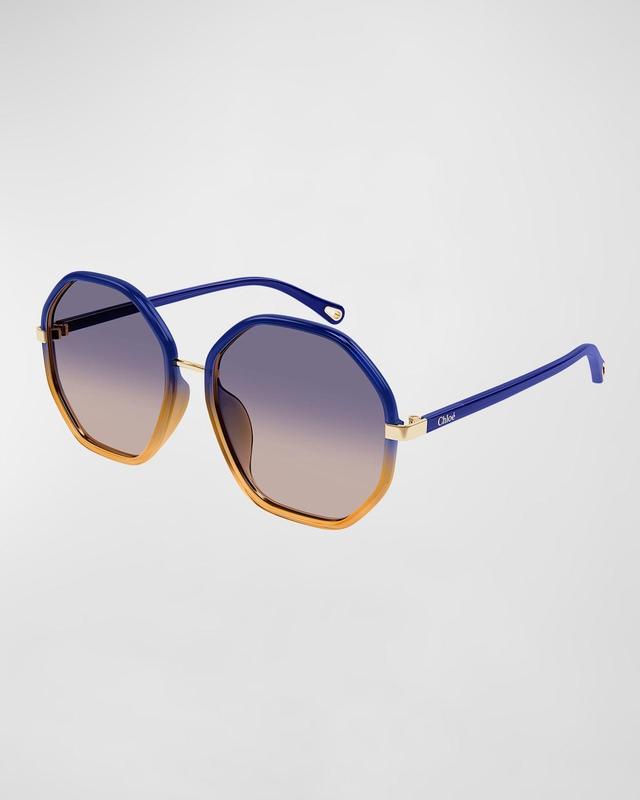 Womens 59MM Geometrical Sunglasses Product Image