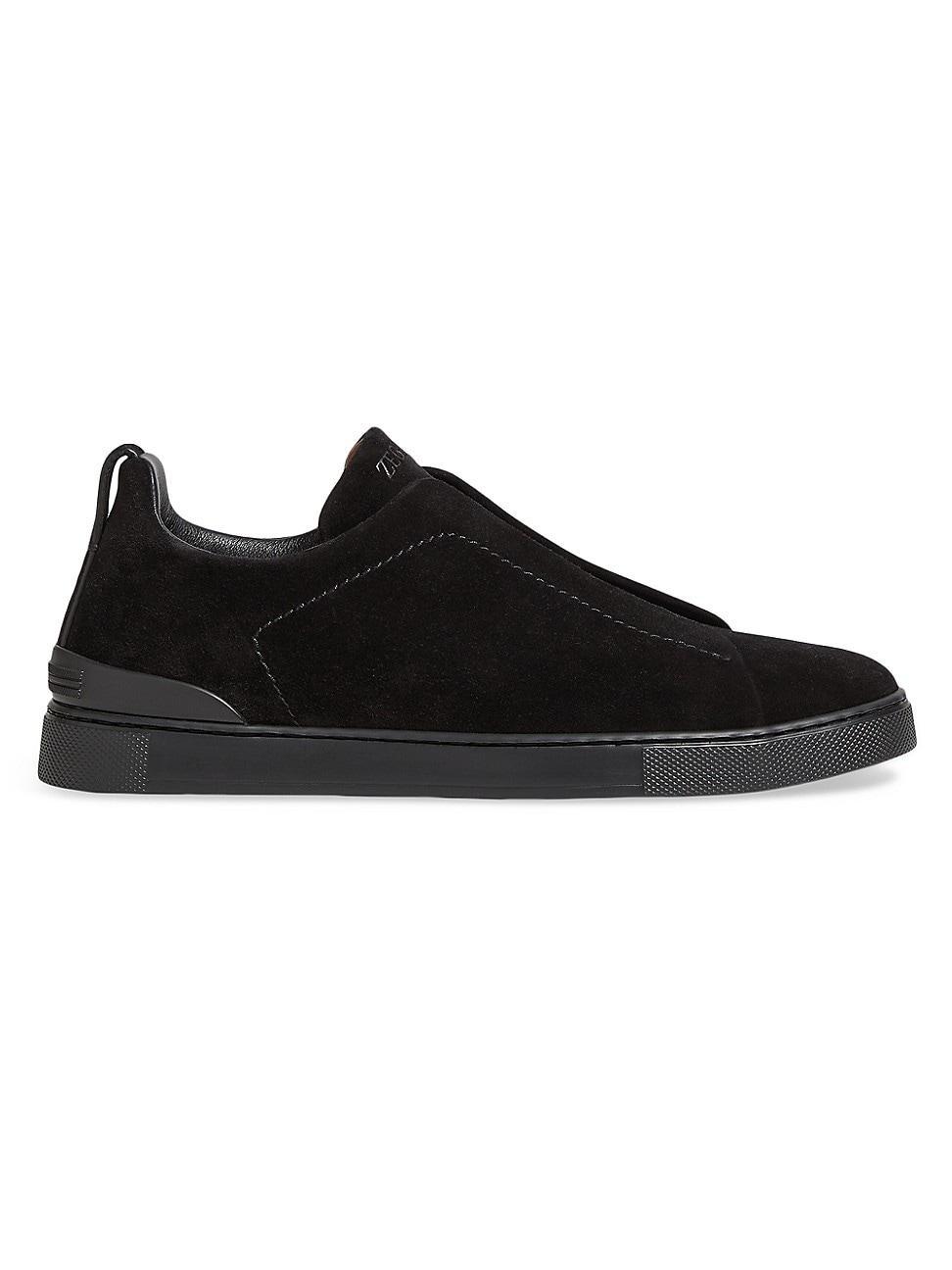 Mens Suede Triple Stitch Sneakers Product Image