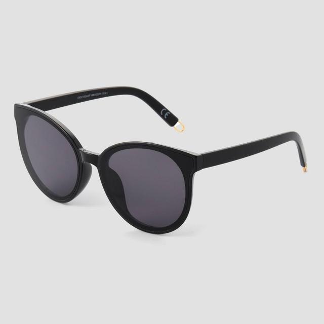 Womens Round Sunglasses - Universal Thread Off Black Product Image