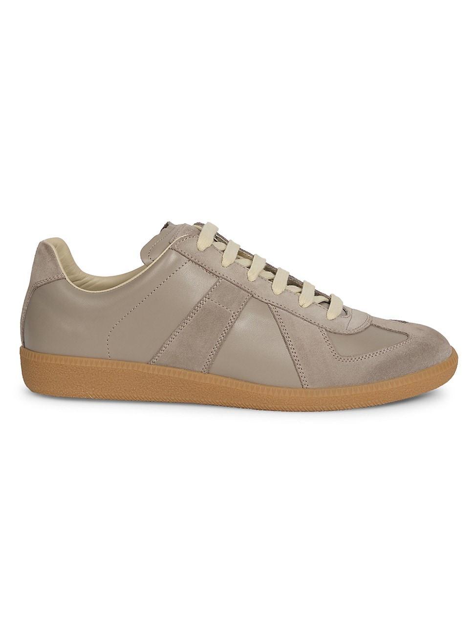 Mens Replica Leather & Suede Sneakers Product Image