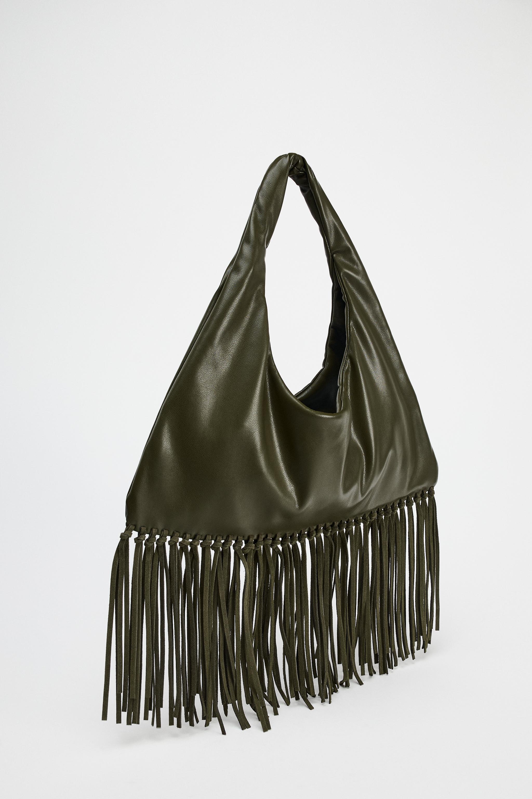 FRINGED SHOULDER BAG Product Image