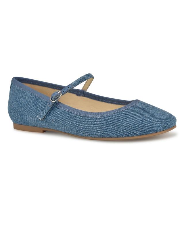 Nine West Ewind Womens Mary Jane Dress Flats Product Image