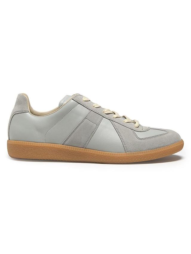 Mens Replica Leather & Suede Sneakers Product Image