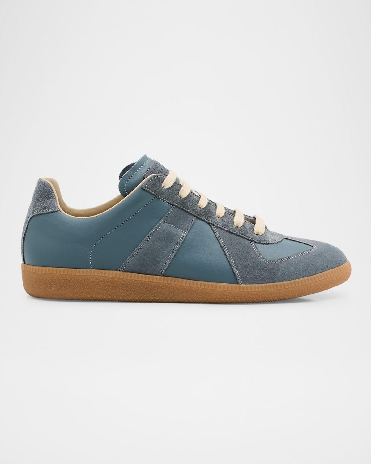 Mens Replica Leather & Suede Sneakers Product Image