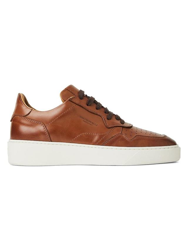 Mens Dezi Leather Low-Top Sneakers Product Image