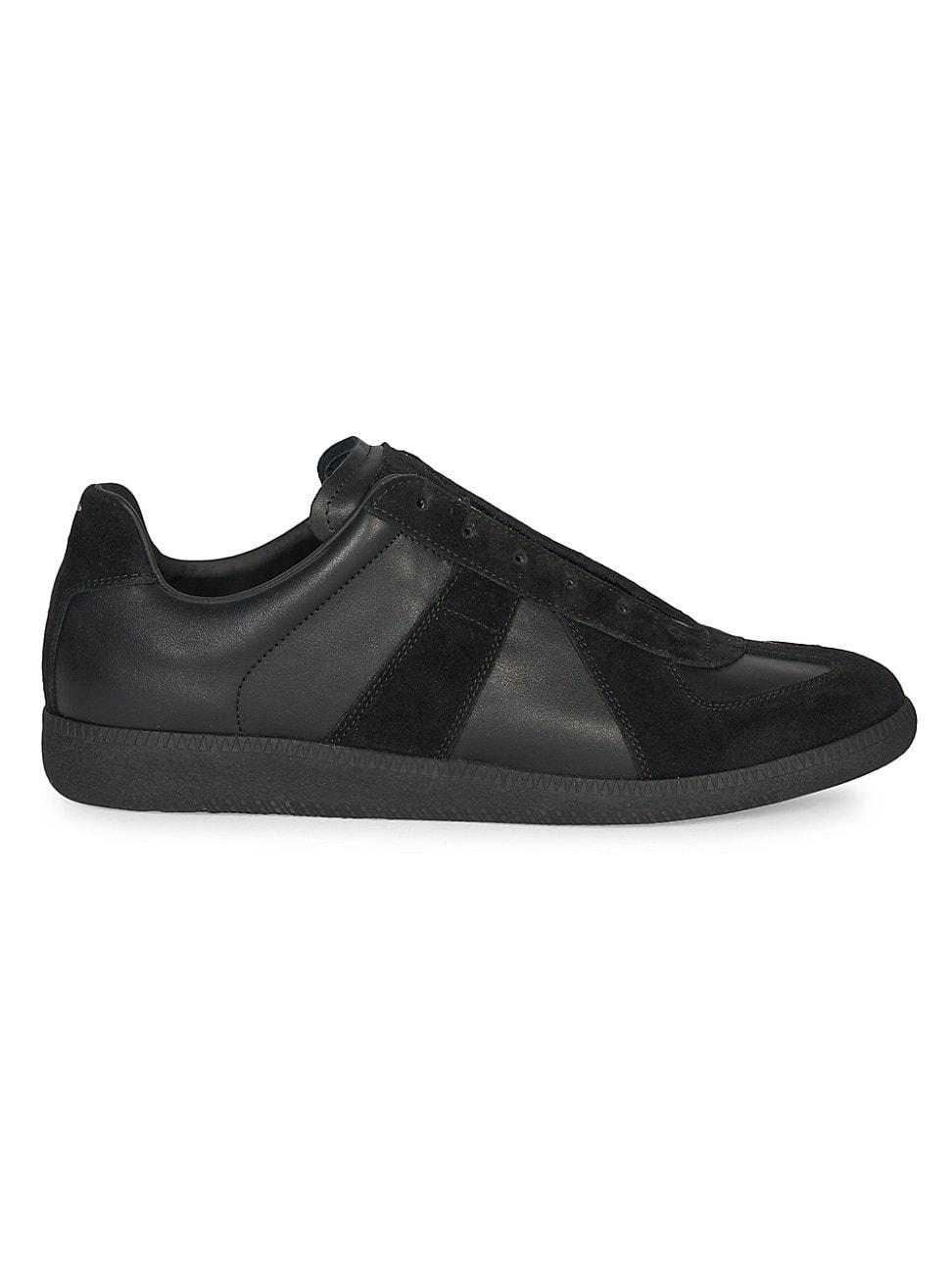 Mens Replica Leather & Suede Low-Top Sneakers Product Image