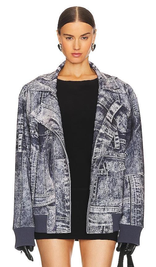 Oversized Moto Jacket product image