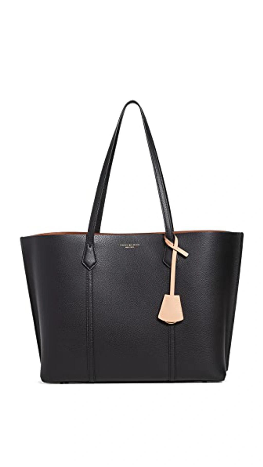 TORY BURCH Perry Triple Compartment Tote Black Product Image