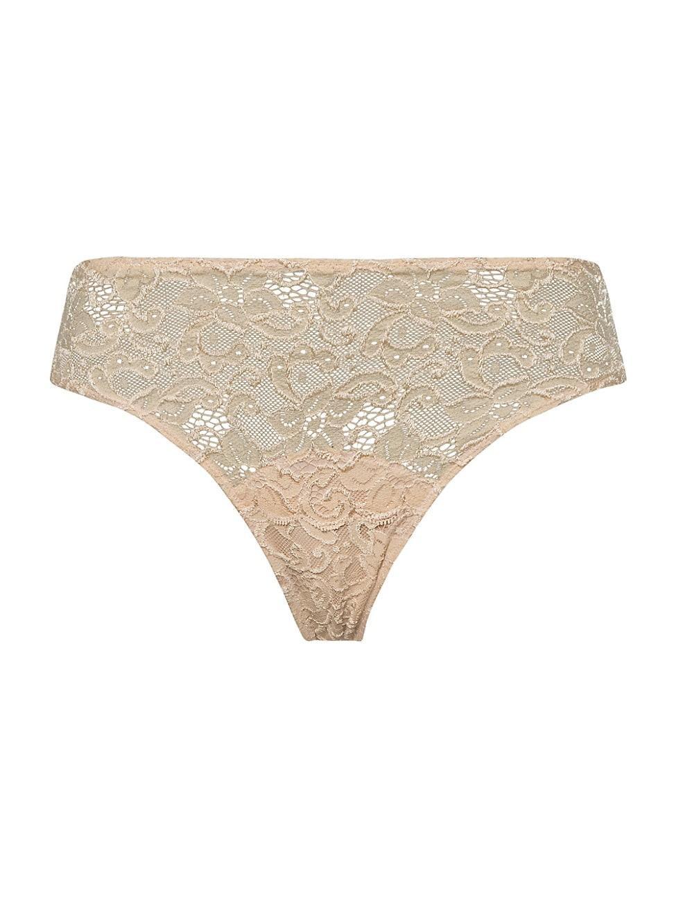 Womens Moments Floral Lace Briefs Product Image