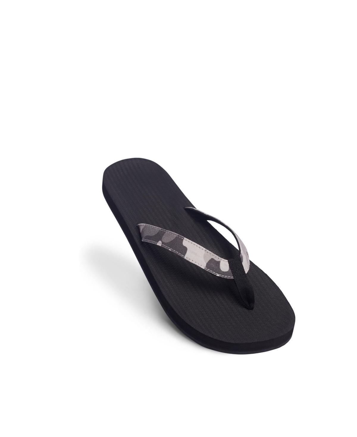 Indosole Mens Flip Flops Camo - Black Product Image