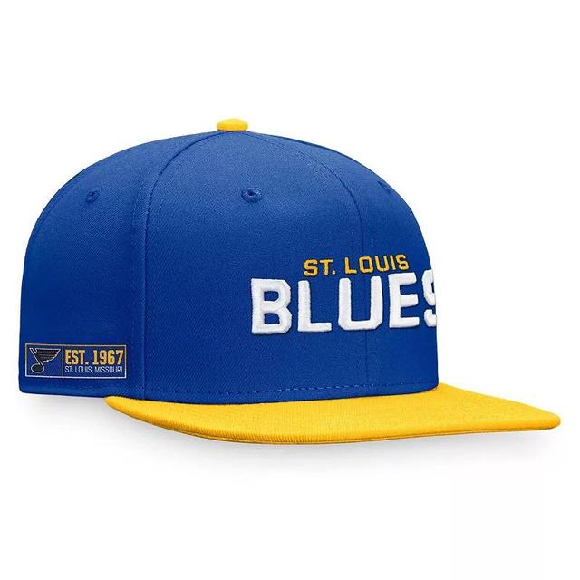 Mens Fanatics Branded /Gold St. Louis s Iconic Color Blocked Snapback Hat Product Image