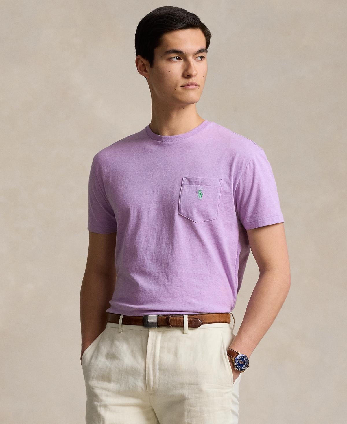 Polo Ralph Lauren Classic Fit Jersey Pocket T-Shirt Men's Clothing Product Image