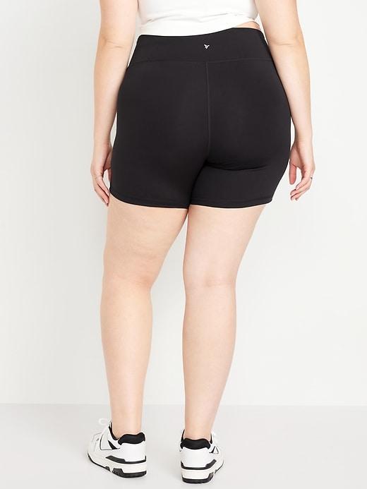 High-Waisted PowerSoft Biker Shorts -- 6-inch inseam Product Image