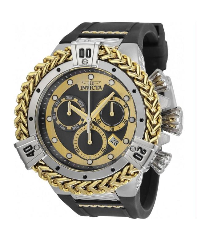 Invicta Mens 35581 Bolt Quartz Chronograph Blue, Gold Dial Watch - Blue Product Image