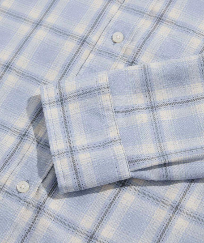 On-The-Go Brushed Twill Plaid Shirt Product Image