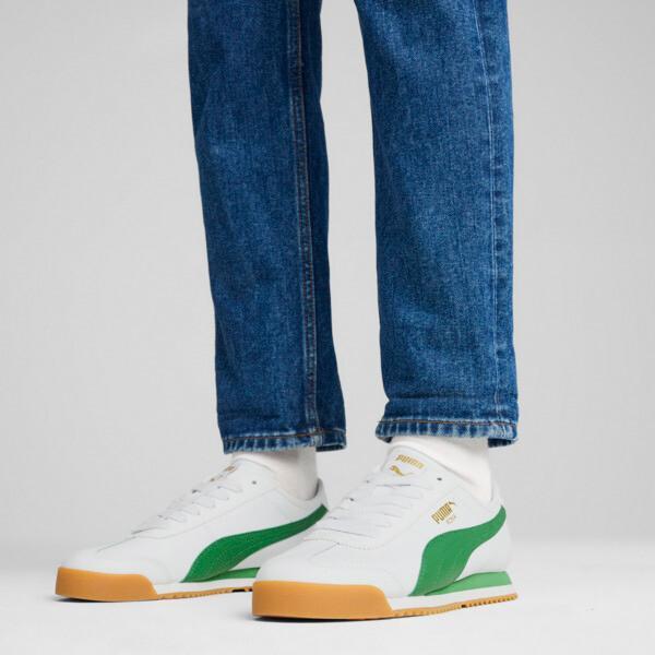 PUMA Roma 68 Revival Men's Sneakers in White/Archive Green/Gum Product Image