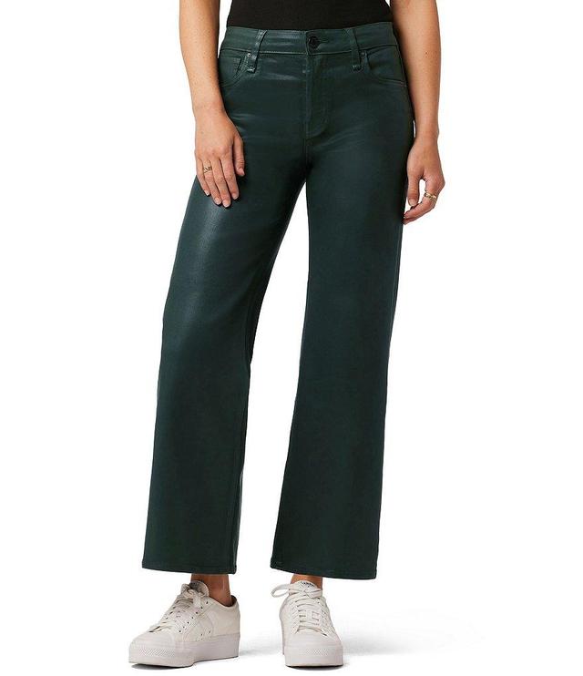 Hudson Rosie Coated High Rise Wide Leg Ankle Jeans Product Image