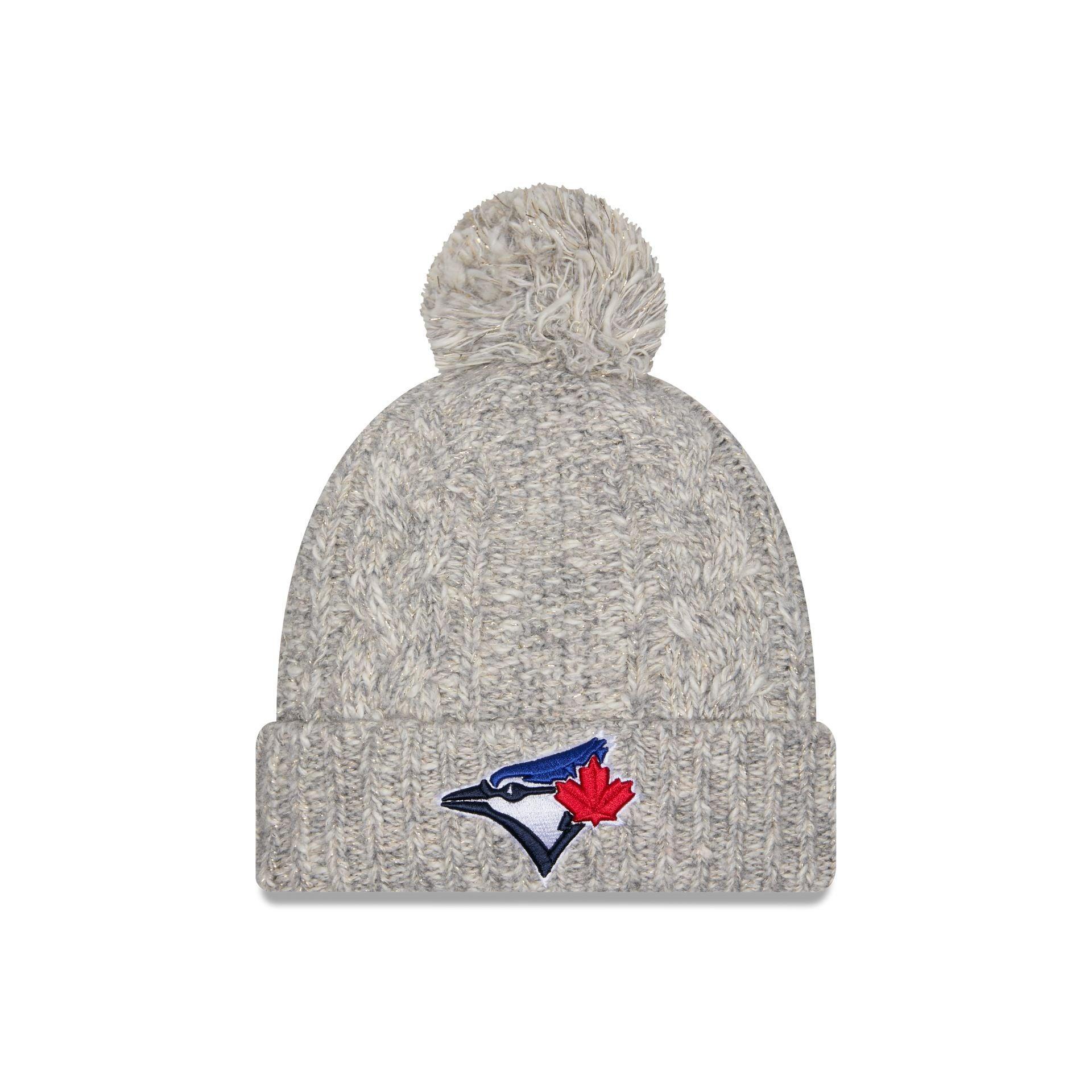 Toronto Blue Jays Shimmer Pom Knit Hat Male Product Image