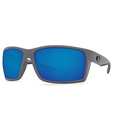 Costa Reefton Blackout Polarized Mirrored Rectangle Sunglasses Product Image