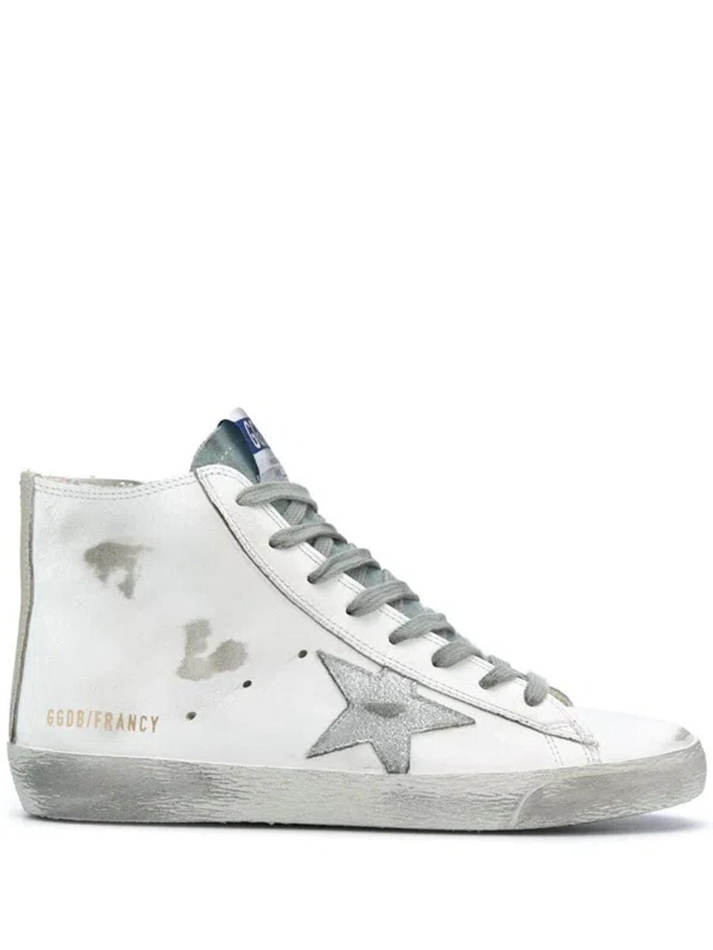 GOLDEN GOOSE Francy Leather High-top Sneaker In White Product Image