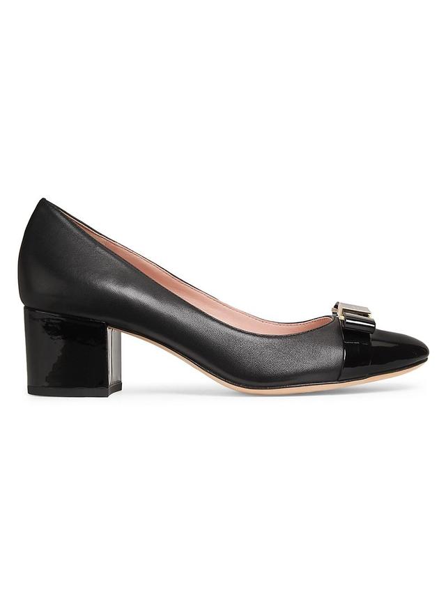 Womens Bowdie Leather Pumps Product Image