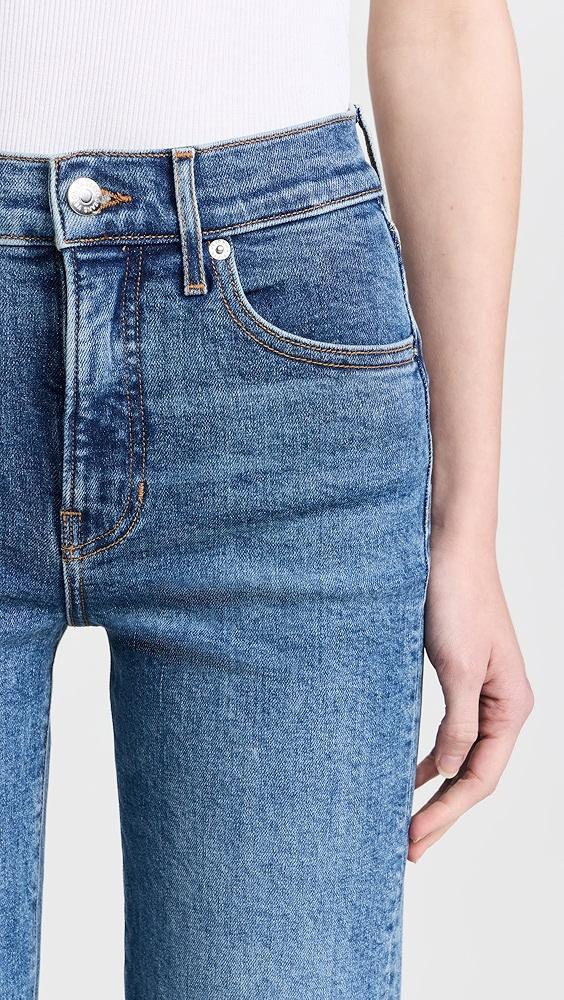 Veronica Beard Jean Crosbie Wide Leg Loafer Jeans | Shopbop Product Image