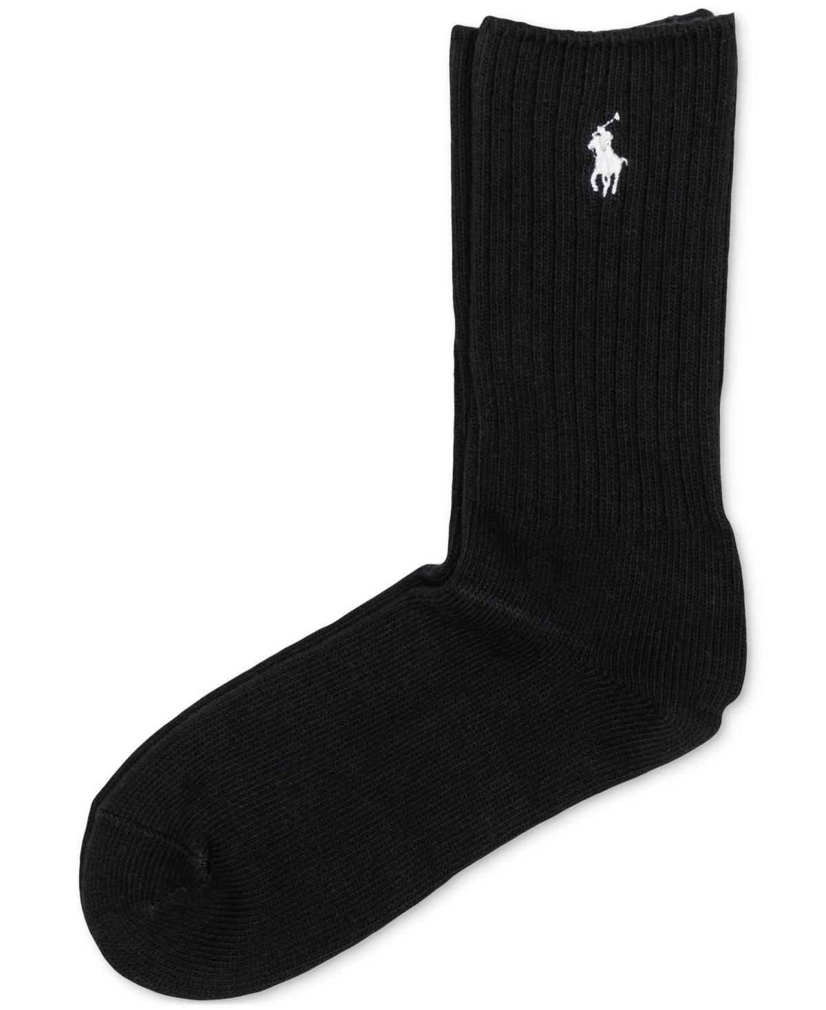 Polo Ralph Lauren Womens Classic Ribbed Crew Socks Product Image