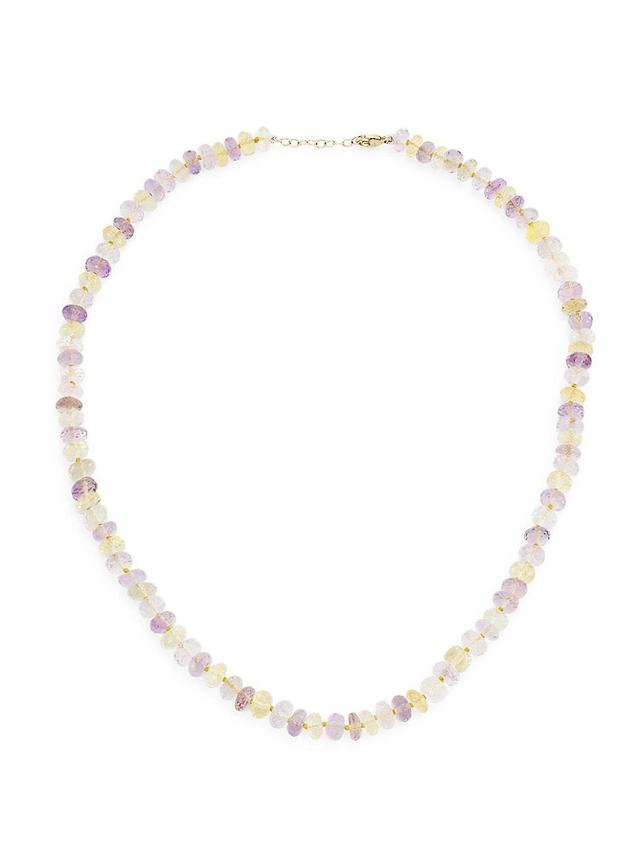 Womens Oracle 14K Yellow Gold & Ametrine Beaded Necklace Product Image