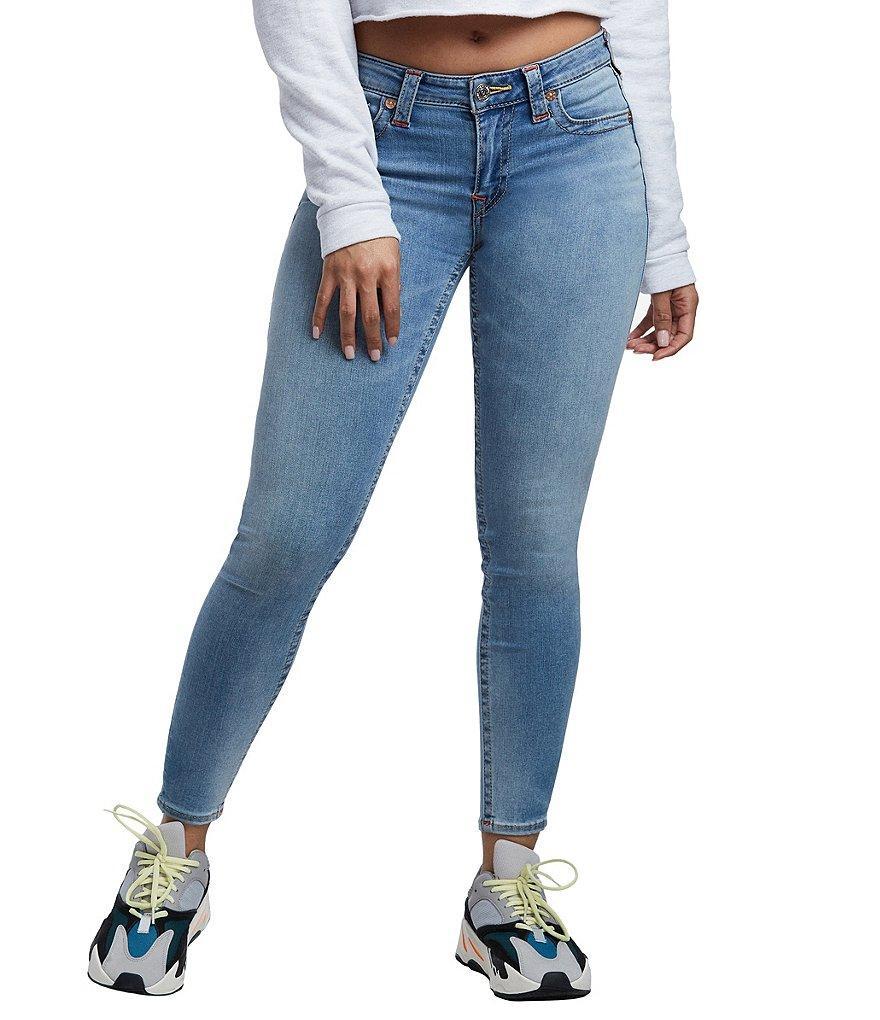 True Religion Jennie Core Skinny Leg Low Rise Ankle Stretch Denim Jeans product image