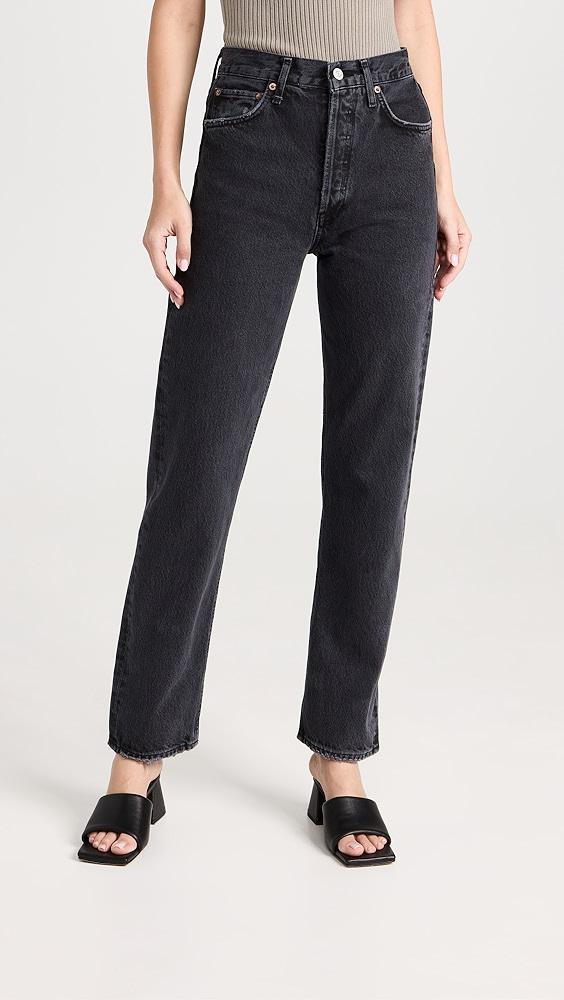 AGOLDE 90s Pinch Waist High Rise Straight Jeans | Shopbop Product Image