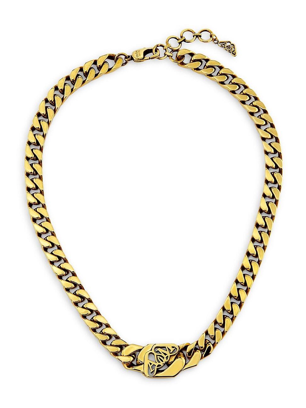 Womens Seal Goldtone Chain Choker Product Image