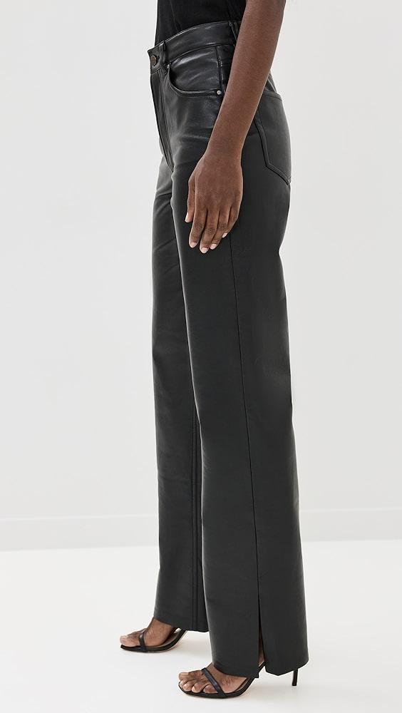 ANINE BING Roy Recycled Leather Pants | Shopbop Product Image