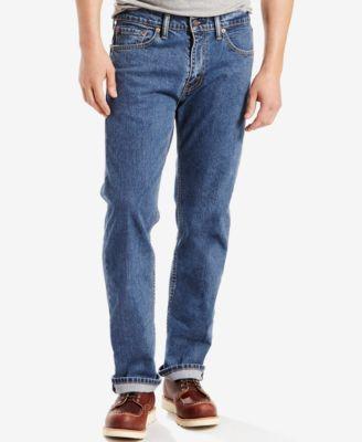 Levis Mens 505 Regular Fit Stretch Jeans Product Image