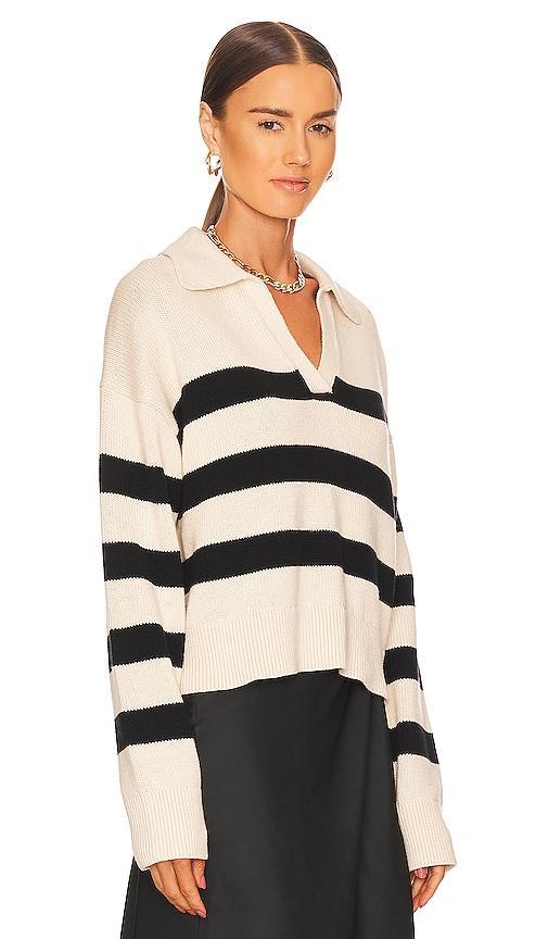 Womens Lucie Cotton-Blend Striped Sweater Product Image