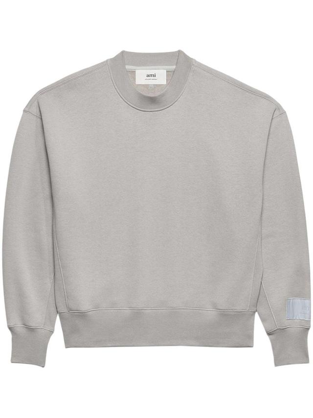 Logo-patch Sweatshirt In Grey Product Image