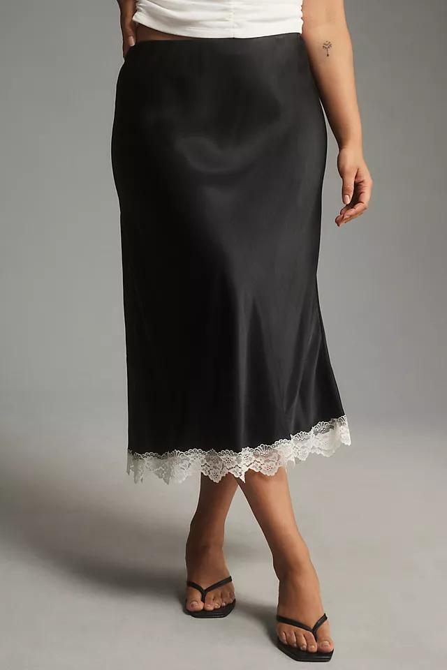 The Tilda Slip Skirt: Lace-Trimmed Edition Product Image