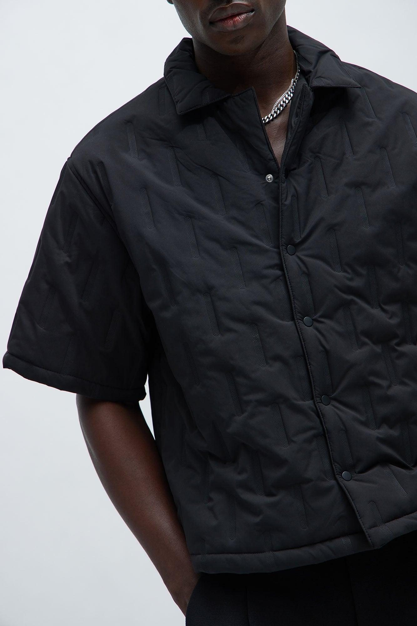 Kona Quilted Nylon Shirt - Black Product Image