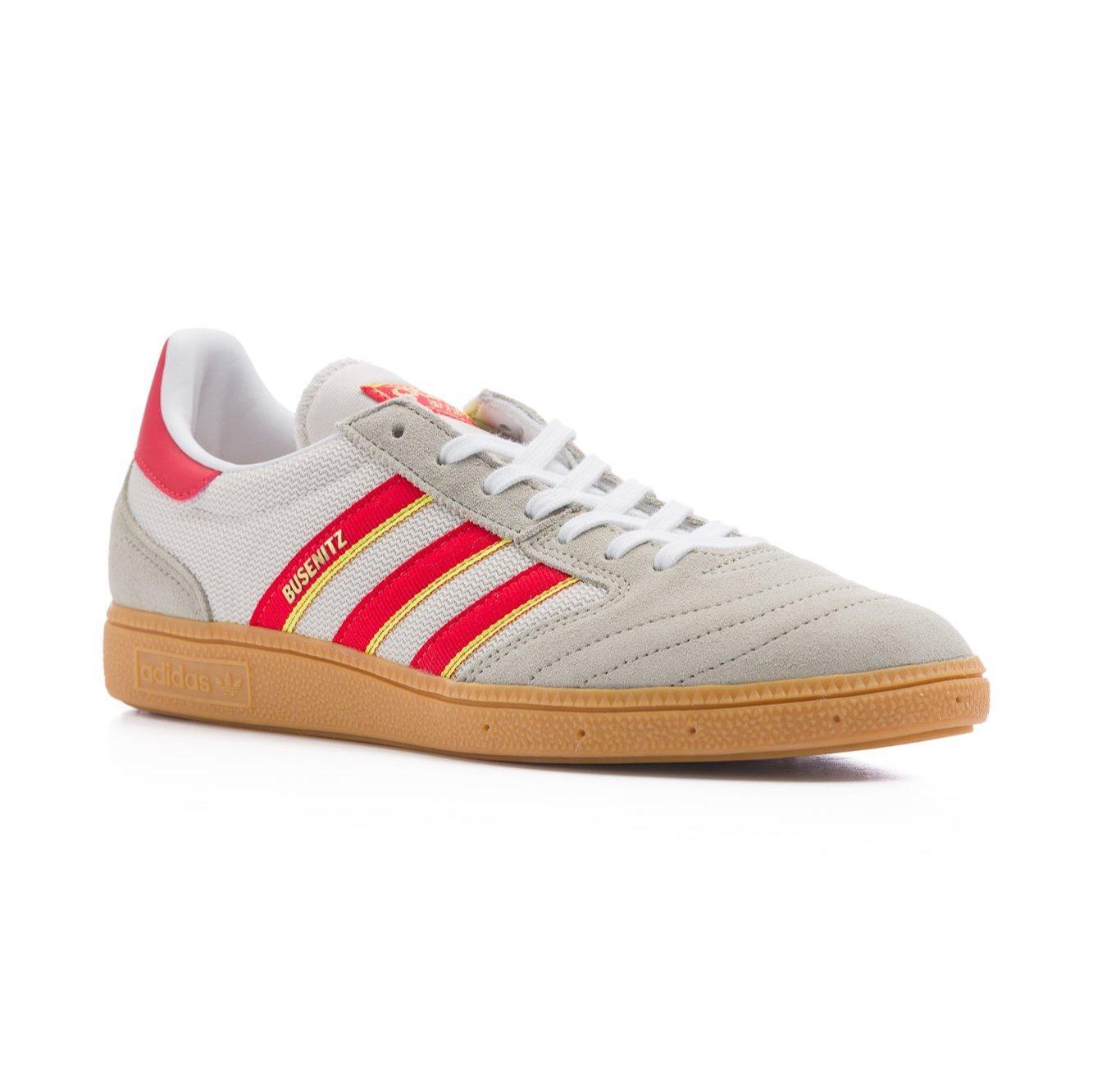 Adidas Skateboarding Busenitz Vintage Men's Skate Shoe - Feather Grey/Red/Orbit Grey Male Product Image