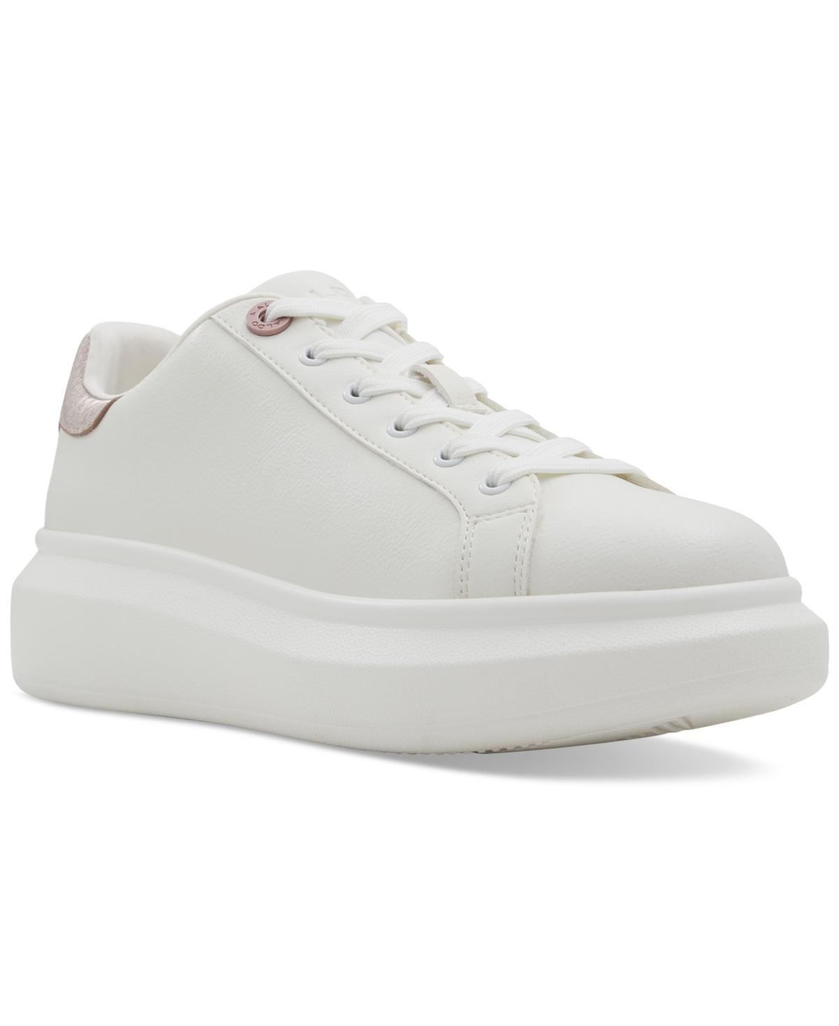 Reia Other White Synthetic Mixed Material Women's Platform and wedge sneakers | ALDO US Product Image