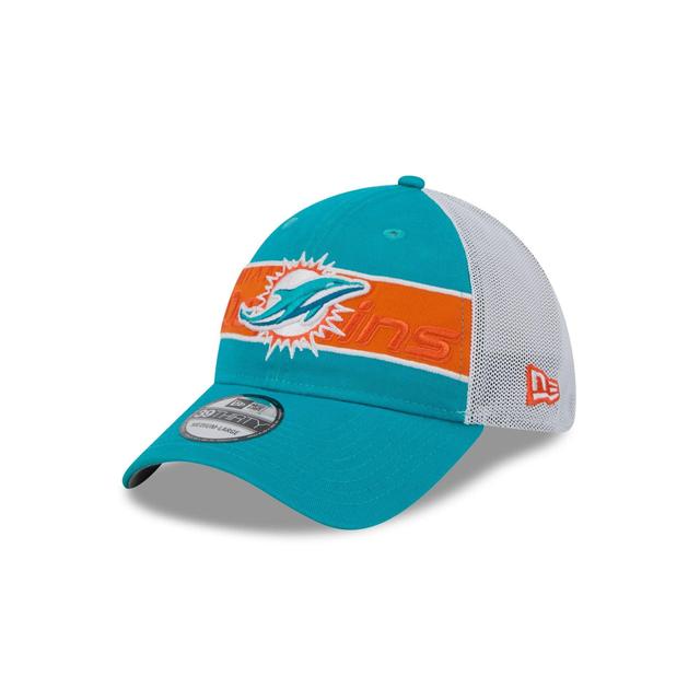 Miami Dolphins Banded 39THIRTY Stretch Fit Hat Male Product Image