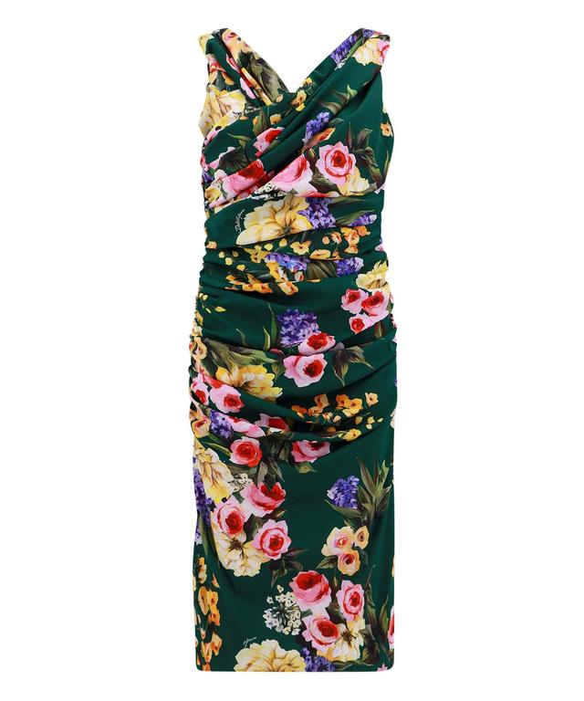 Midi Dress In Green Product Image