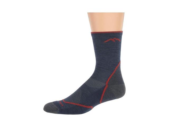 Darn Tough Vermont Light Hiker Micro Crew Light Cushion (Denim) Men's Crew Cut Socks Shoes Product Image