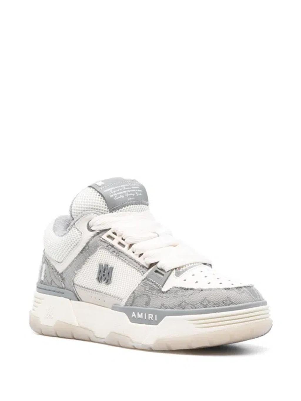 AMIRI Bandana Denim Ma-1 Sneaker In Grey Product Image